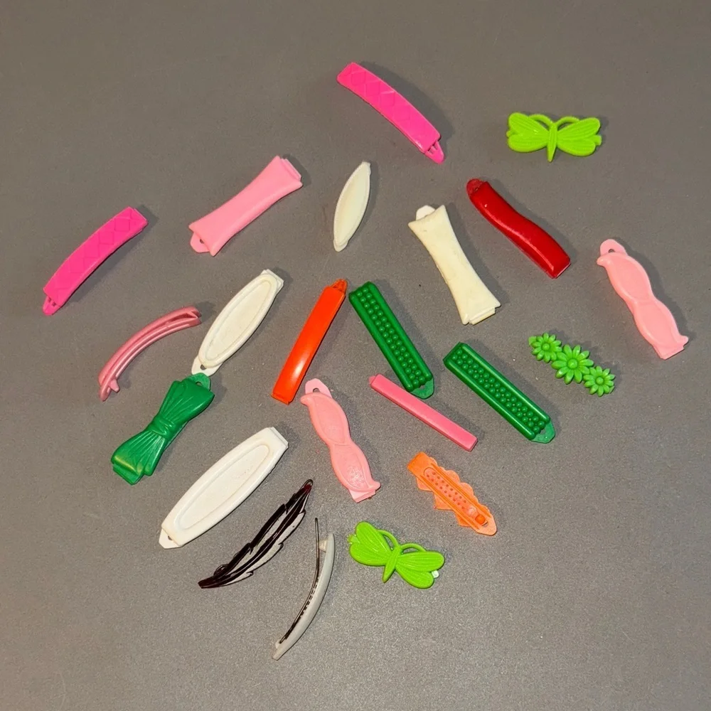 Vintage Colorful Kids Hair Accessories Set